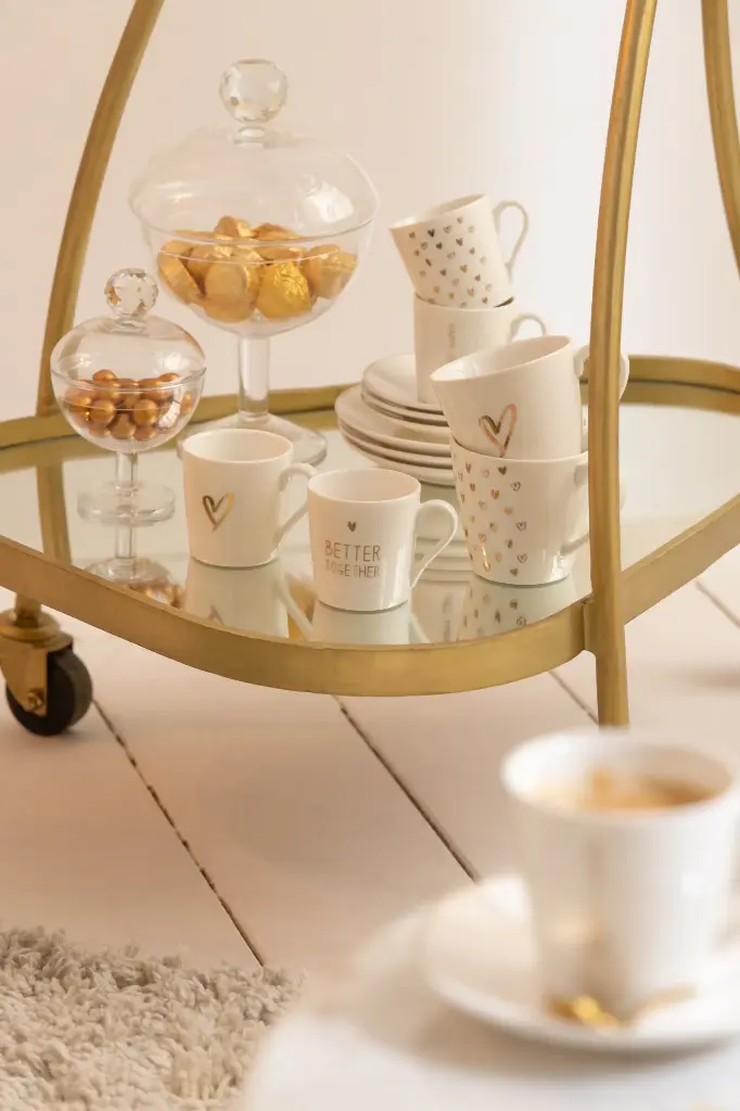 Set de 4 tasses et sous-tasses