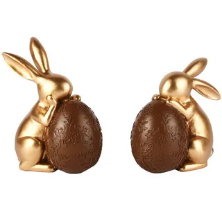 Les Lapins Dorés à l’Œuf Chocolaté