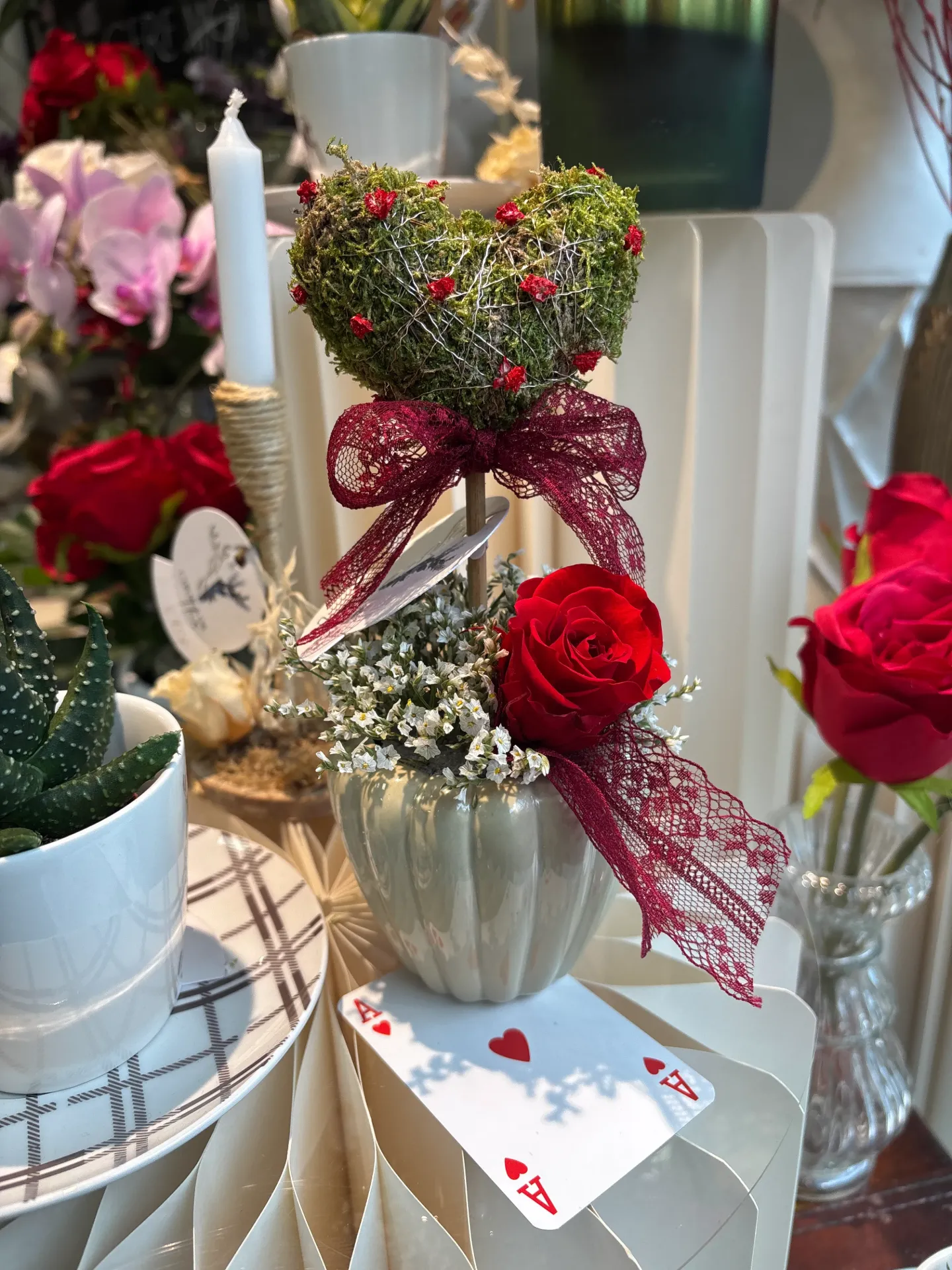 Le Cœur Fleuri Éternel Petit